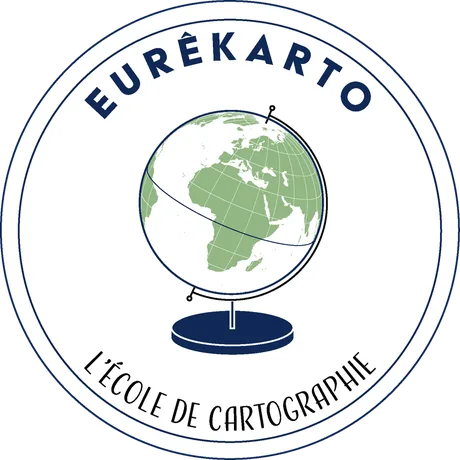 Logo Eurêkarto, l’école de cartographie